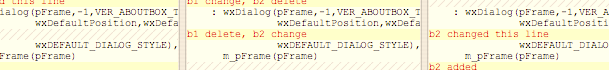 DiffMerge screen shots